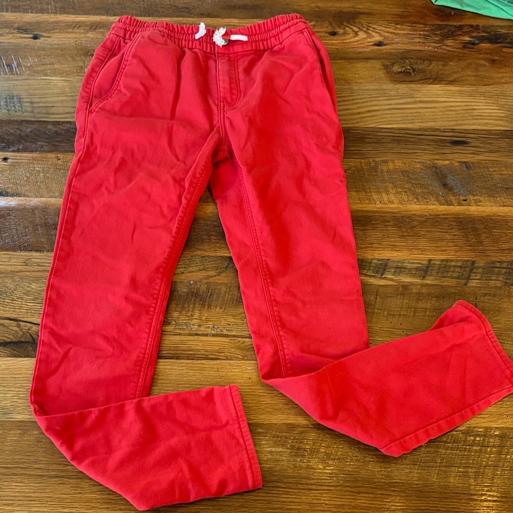 Mini Boden Red Kids stretch leggings Bottoms size 12Y